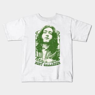 Rory Gallagher / Vintage Look Fanart Design Kids T-Shirt